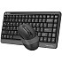 Клавиатура+мышь A4Tech Fstyler FG1110 Black/Grey