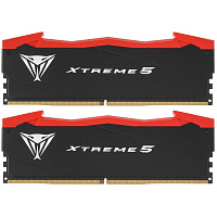 Модуль памяти DIMM 48Gb 2х24Gb DDR5 PC60800 7600MHz Patriot Memory Viper Xtreme 5 Black (PVX548G76C36K)