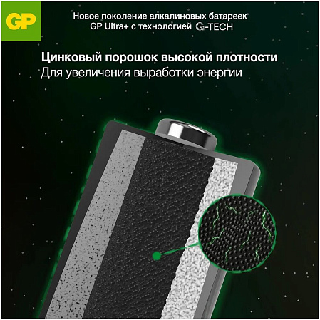 Батарейки GP 24AUPA21-2CRSB2 Ultra Plus Alkaline AAA 2шт