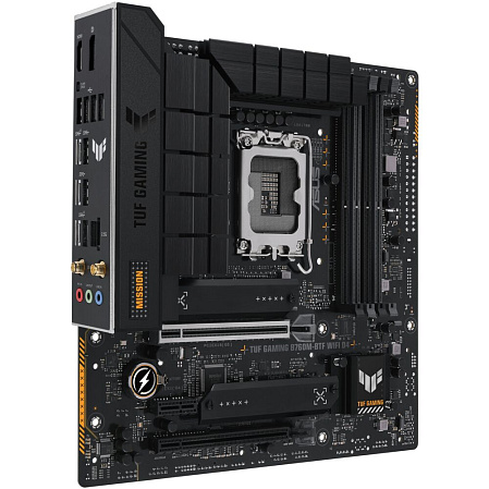 Материнская плата ASUS TUF Gaming B760M-BTF WiFi D4 B760 Socket-1700 4xDDR4, 4xSATA3, RAID, 3xM.2, 2xPCI-E16x, 3xUSB3.2, 3xUSB3.2 Type C, DP, HDMI, 2.5Glan, mATX