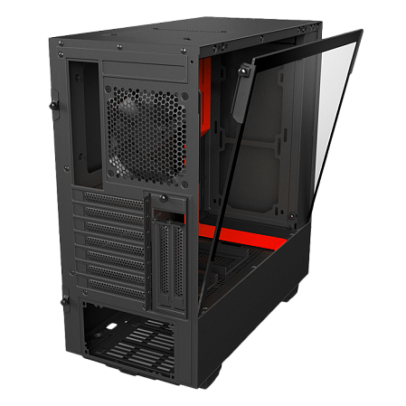 Корпус ATX Miditower NZXT H500i Smart CA-H500W-BR Black/Red
