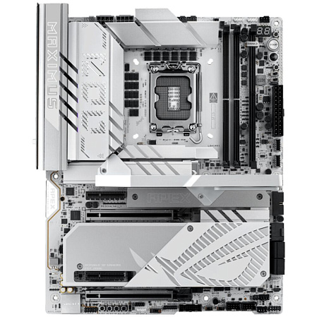 Материнская плата ASUS ROG Maximus Z890 Apex Z890 Soc-1851 2xDDR5, 4xSATA3, RAID, 6хM.2, 4xPCI-E16x, 8xUSB3.2, 3xUSB3.2 Type C, DP, HDMI, WiFi, 5Glan, ATX