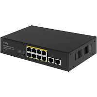 Коммутатор Cudy GS1010P неуправляемый 8 портов 10/100/1000Мбит/с PoE+, 2 порта 10/100/1000Мбит/с uplink