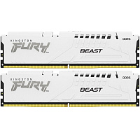 Модуль памяти DIMM 32Gb 2х16Gb DDR5 PC44800 5600MHz Kingston Fury Beast White EXPO (KF556C36BWEK2-32)
