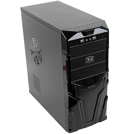 Корпус ATX Miditower 3Cott Viking 3C-ATX111G 500W Black