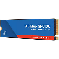Внутренний SSD-накопитель 2000Gb Western Digital Blue SN5100 (WDS200T5B0E) M.2 2280 PCIe NVMe 4.0 x4