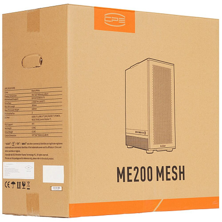 Корпус ATX Miditower PcCooler ME200 Mesh BK Black