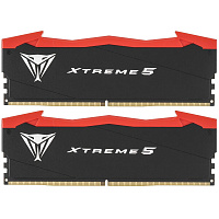 Модуль памяти DIMM 48Gb 2х24Gb DDR5 PC64000 8000MHz Patriot Memory Viper Xtreme 5 Black (PVX548G82C38K)