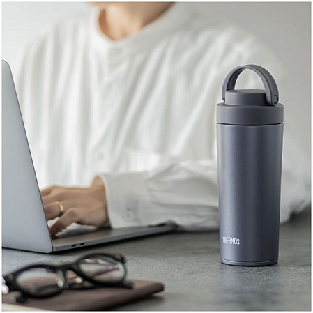THERMOS Термокружка JOV-420 MGY, дымчато-синий, 0,42 л.