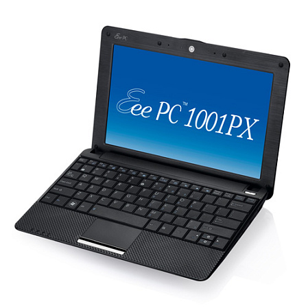 Нетбук Asus EEE PC 1001PX Atom-N450/1Gb/320Gb/10,1"/WiFi/cam/Win 7 Starter/Black