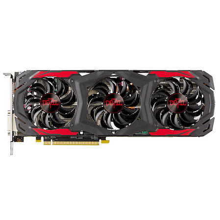 Видеокарта PowerColor 4096Mb RX 570 Red Devil AXRX 570 4GBD5-3DH/OC 3xDP, HDMI, DVI Ret 
