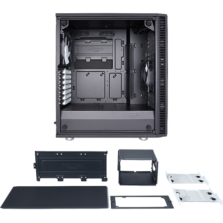 Корпус ATX Miditower Fractal Design Define C TG Black