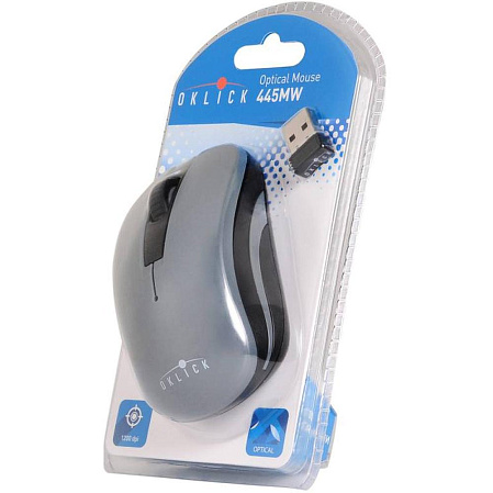 Мышь беспроводная Oklick 445MW Black/Grey Wireless
