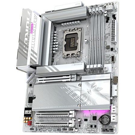 Материнская плата Gigabyte Z890 AORUS Elite WiFi7 Ice Z890 Soc-1851 4xDDR5, 4xSATA3, RAID, 4хM.2, 3xPCI-E16x, 5xUSB3.2, 1xUSB3.2 Type C, DP, WiFi, 2.5Glan, ATX