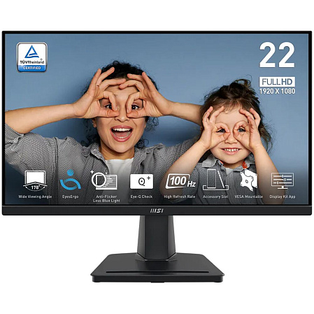 Монитор 22" MSI PRO MP225V VA 1920x1080 4ms VGA, HDMI