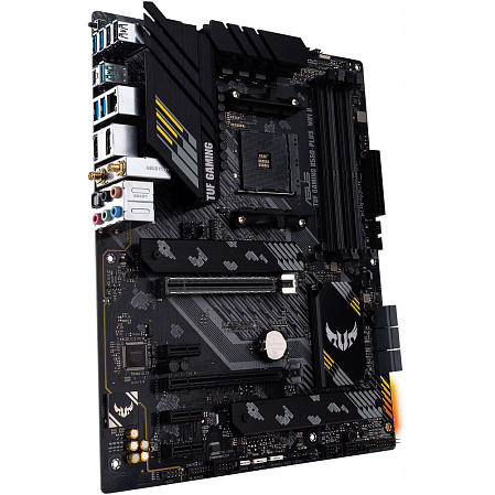 Материнская плата ASUS TUF Gaming B550-Plus Wifi II B550 Socket AM4 4xDDR4, 6xSATA3, RAID, 2xM.2, 2xPCI-E16x, 5xUSB3.2, 1xUSB3.2 Type C, DP, HDMI, Wi-Fi, 2.5Glan, ATX