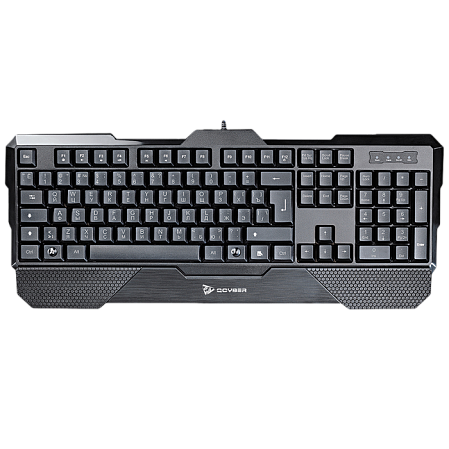 Клавиатура Qcyber Technic Black USB Gamer Led