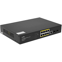 Коммутатор Cudy GS2008PS2 (L2) управляемый 8 портов 10/100/1000Мбит/с, 2SFP 8хPoE+ 120W