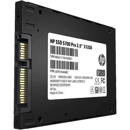Внутренний SSD-накопитель 512Gb HP S700 Pro 2AP99AA#ABB SATA3 2.5"