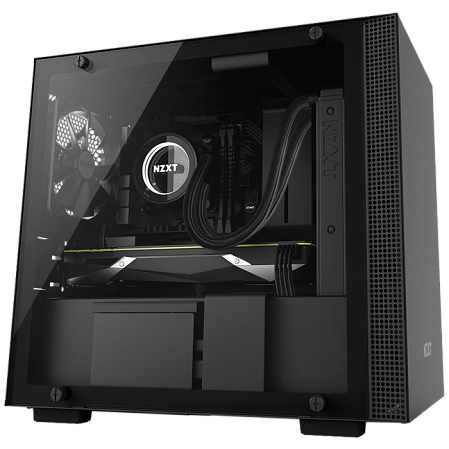 Корпус Mini-ITX Minitower NZXT H200 CA-H200B-B1 Mini-ITX Black