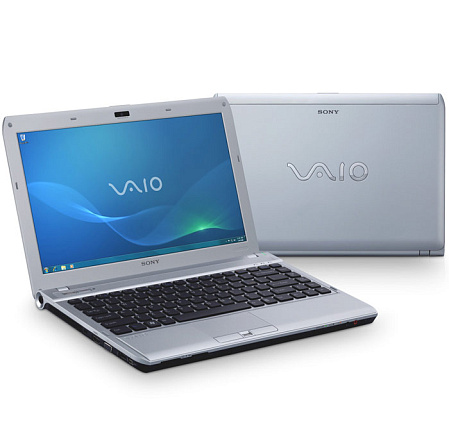 Ноутбук Sony VPC-S12M9R/S i3-350M/4G/500/NV 310M 512/DVD/bt/13.3"/Win7 Prof Wimax