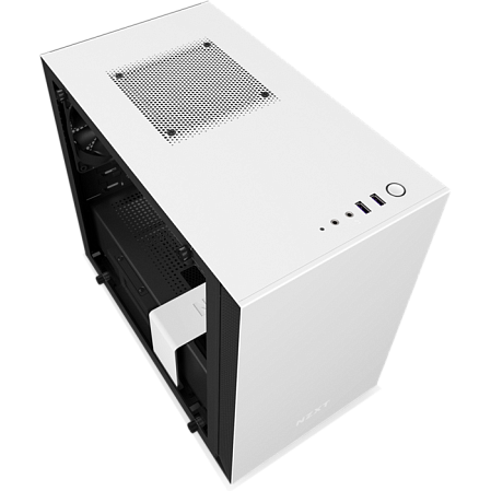 Корпус Mini-ITX Minitower NZXT H200i CA-H200W-WB Mini-ITX White/Black