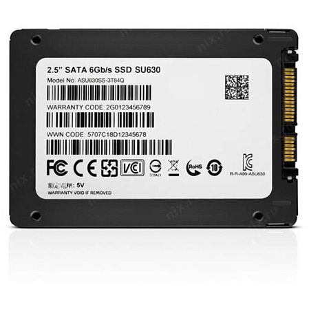 Внутренний SSD-накопитель 3840Gb A-Data Ultimate SU630 ASU630SS-3T84Q-R SATA3 2.5"