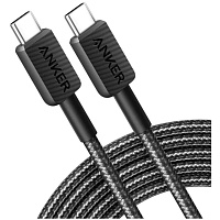 Кабель Type C - Type C 3m Anker Power Line 322 60W черный