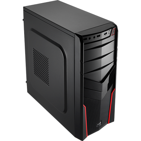 Корпус ATX Miditower AeroCool V2X Black/Red 
