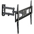 Кронштейн наклонно-поворотный Hama R1 118157 37-75' до 30кг Vesa до 600x400 черный