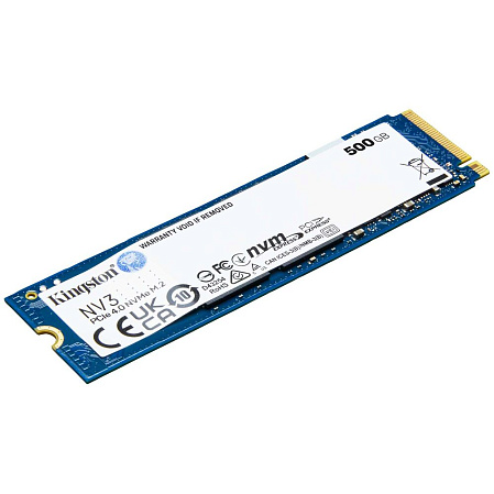 Внутренний SSD-накопитель 500Gb Kingston NV3 SNV3S/500G M.2 2280 PCIe NVMe 4.0 x4