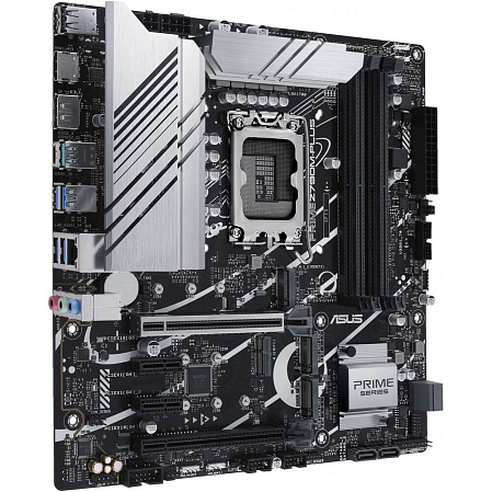 Материнская плата ASUS Prime Z790M-Plus Z790 Socket-1700 4xDDR5, 4xSATA3, RAID, 3xM.2, 2xPCI-E16x, 5xUSB3.2, 1xUSB3.2 Type C, DP, HDMI, Glan, mATX