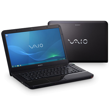 Ноутбук Sony VPC-EA3M1R/BJ P6100/4G/320/DVD/bt/HD 5470 512Mb/cam/14"/Win7 HP Black