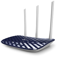 Беспроводной маршрутизатор TP-LINK Archer C20, 802.11ac, 733(300+433) Мбит/с, 2.4ГГц и 5ГГц, 4xLAN