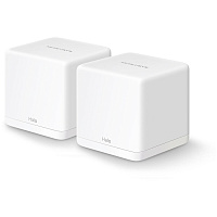 Mesh система Mercusys Halo H30G(2-pack) AC1300, Wi-Fi 5 802.11ac 1267Мбит/с, 2.4+5ГГц, 2xGLAN, 2xGWAN белый