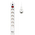 Сетевой фильтр BURO BU-SP5_USB_2A-W 6 розеток 5м белый