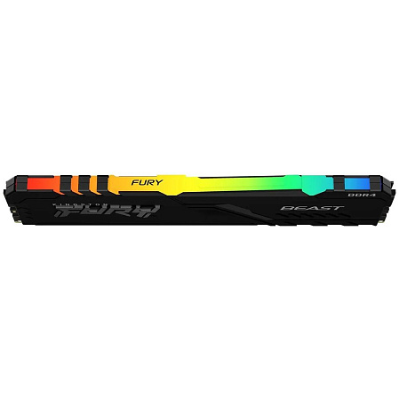 Модуль памяти DIMM 64Gb 2х32Gb DDR4 PC25600 3200MHz Kingston Fury Beast RGB Black (KF432C16BB2AK2/64)
