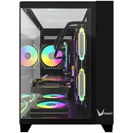 Корпус MicroATX Minitower Formula Crystal Z9M Black