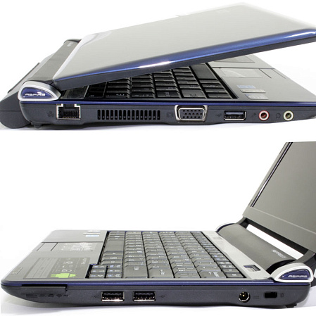Нетбук Acer Aspire One D AOD250-0BB Atom-N270/1G/160/XP/10"/Blue (LU.S680B.130)