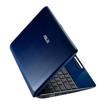 Нетбук Asus EEE PC 1005PE Atom N450/2Gb/250Gb/5600mAh/10,1"/Blue/Win 7 Starter