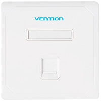 Рамка Лицевая панель Vention настенная (тип 86) под модуль Keystone 1 порт Белая IFDW0