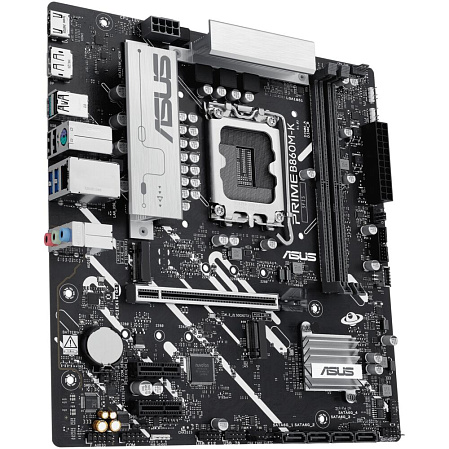 Материнская плата ASUS Prime B860M-K B860 Soc-1851 2xDDR5, 4xSATA3, RAID, 2хM.2, 1xPCI-E16x, 3xUSB3.2, DP, HDMI, 2.5Glan, mATX