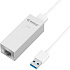 Адаптер USB3.0 - RJ45 (1Gbps) Orico ASL-U3 серебристый
