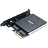 Переходник-конвертер Akasa AK-PCCM2P-03 с радиатором для 2xM.2 NGFF M-Type SSD в PCIe 3.0 x4