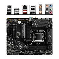 Материнская плата MSI Pro B760-P WiFi DDR4 B760 Socket-1700 4xDDR4, 4xSATA3, RAID, 2xM.2, 5xPCI-E16x, 2xUSB3.2, 1xUSB3.2 Type C, DP, HDMI, WiFi, Glan, ATX