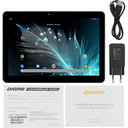 Планшет Digma CITI 1590 3G черный