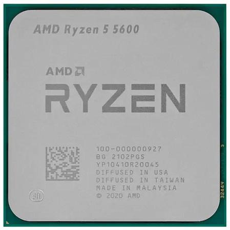 Процессор AMD Ryzen 5 5600, 3.5ГГц, (Turbo 4.4ГГц), 6-ядерный, L3 32МБ, Сокет AM4, OEM