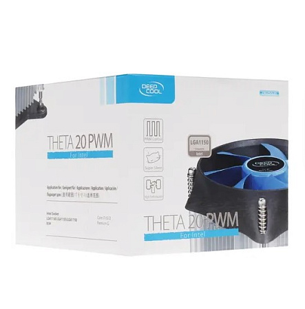 Охлаждение CPU Cooler for CPU Deepcool Theta 20 PWM 1156/1155/1150/1151/1200 низкопрофильный
