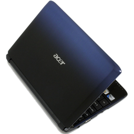 Нетбук Acer Aspire One AO532h-2Db Atom N450/1/250/10.1"HD/Win 7 Starter/black-blue (LU.SAL0D.283)