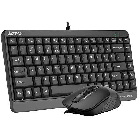 Клавиатура+мышь A4Tech Fstyler F1110 Black/Grey